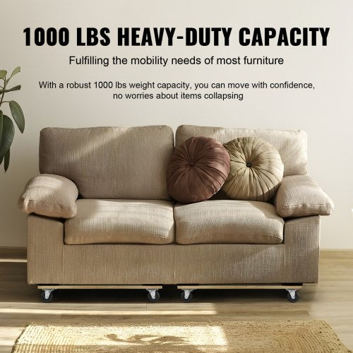 Furniture Dolly 1000 lbs Each Load Capacity 2 Packs 18 x 30 8 x 3 PP