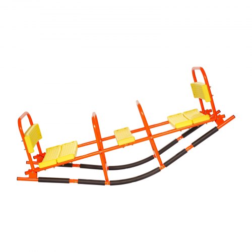 Kids Seesaw 200 lbs Load Capacity Metal Rocking Teeter Totter with Handles