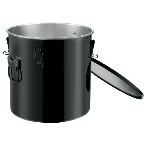 Fryer Grease Bucket 8 Gal Oil Disposal Caddy Stainless Steel Fryer Oil