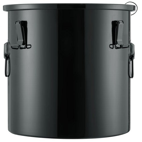 Fryer Grease Bucket 8 Gal Oil Disposal Caddy Stainless Steel Fryer Oil