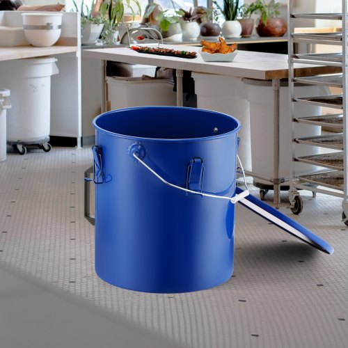 Fryer Grease Bucket 6 Gal Oil Disposal Caddy Carbon Steel Fryer Oil Bucket