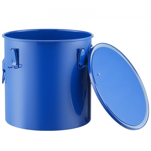 Fryer Grease Bucket 8 Gal Oil Disposal Caddy Carbon Steel Fryer Oil Bucket