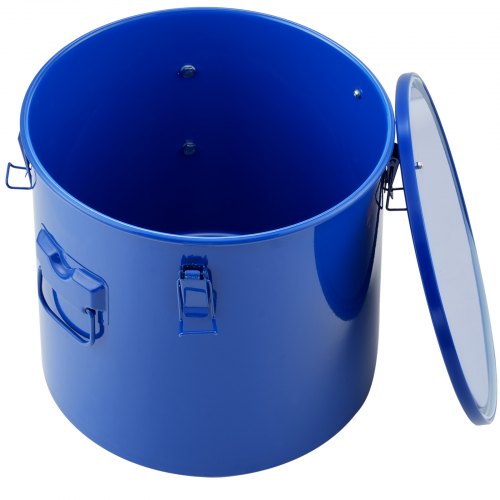 Fryer Grease Bucket 8 Gal Oil Disposal Caddy Carbon Steel Fryer Oil Bucket