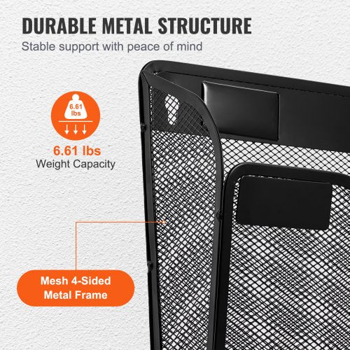 File Wall Rack ThreePiece 1 Pocket Mesh Wall File Holder Wall Mounted