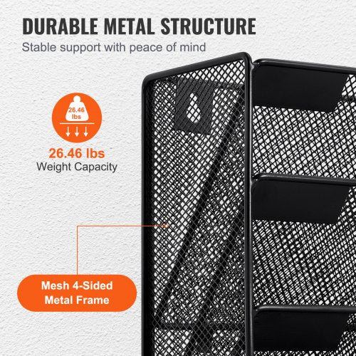 File Wall Rack OnePiece 12 Pockets Mesh Wall File Holder Wall Mounted