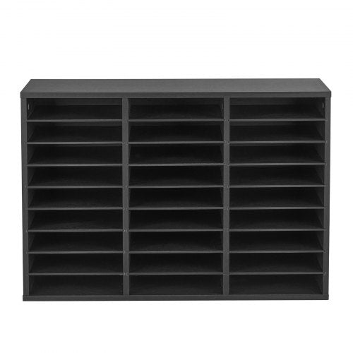 Literature Organizer 27 Compartments Office Mailbox with Removable Shelves