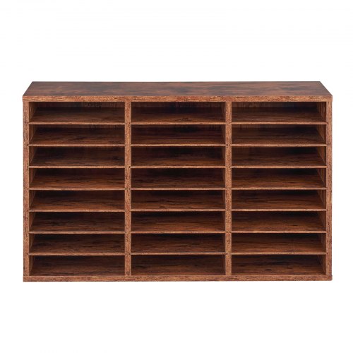 Literature Organizer 24 Compartments Office Mailbox with Removable Shelves