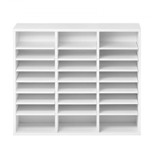 Literature Organizer 24 Compartments Office Mailbox with Adjustable
