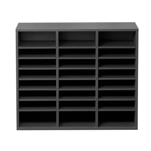 Literature Organizer 24 Compartments Office Mailbox with Adjustable 1