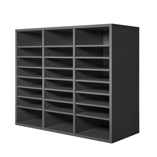 Literature Organizer 24 Compartments Office Mailbox with Adjustable 1