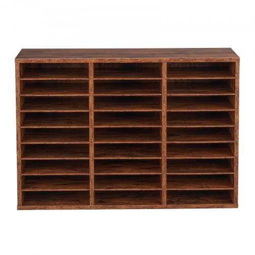Literature Organizer 27 Compartments Office Mailbox with Removable Shelves 1