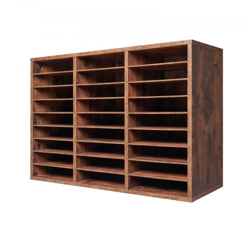 Literature Organizer 27 Compartments Office Mailbox with Removable Shelves 1