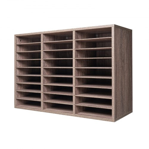 Literature Organizer 27 Compartments Office Mailbox with Removable Shelves 2