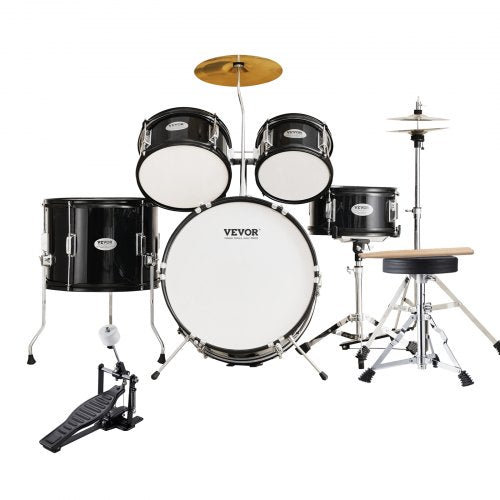 Kids Drum Set 5Piece 16 in Beginner Full Drum Set with Bass Toms Snare