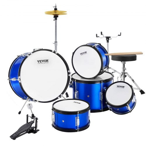 Kids Drum Set 5Piece 16 in Beginner Full Drum Set with Bass Toms Snare 1
