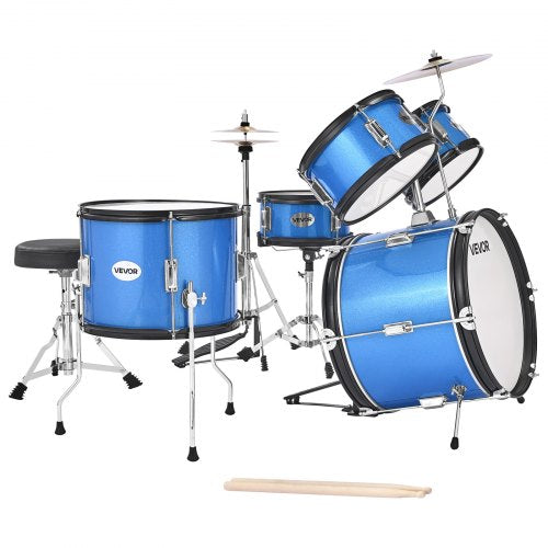 Kids Drum Set 5Piece 16 in Junior Drum Sets Beginner Drums Set with Adjustable 1