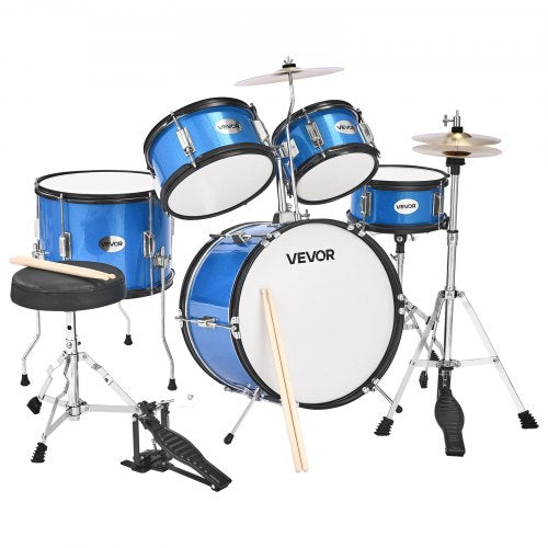 Kids Drum Set 5Piece 16 in Junior Drum Sets Beginner Drums Set with Adjustable 1