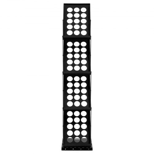 Foldable Magazine Display Rack 4Tier Brochure Literature Display Stand