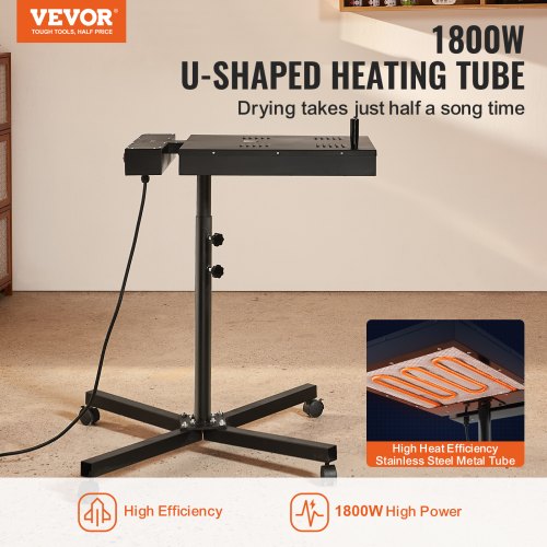 Pro Flash Dryer 16x16 inch Upgrade 1800W Flash Dryer for Screen Printing