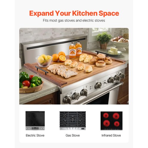 Noodle Board Stove Cover Stove Top Cover Board for Gas Burner Electric