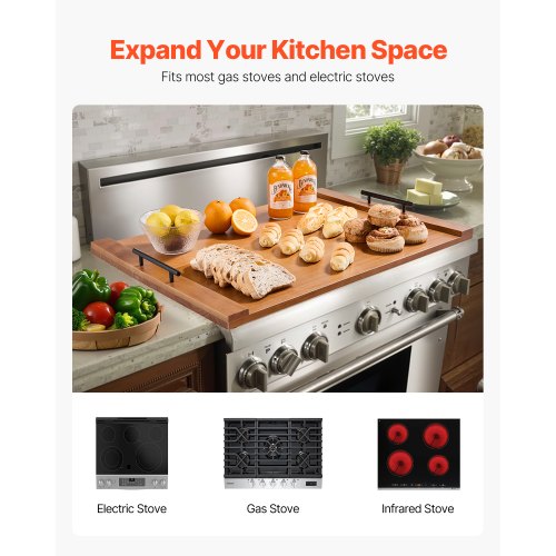 Noodle Board Stove Cover Stove Top Cover Board for Gas Burners Electric