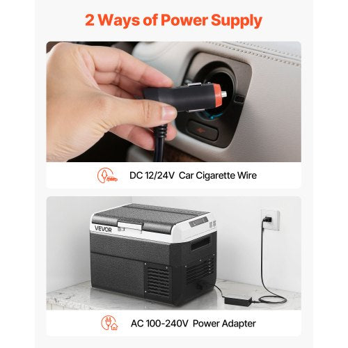 12 Volt Car Refrigerator 264QT25L Car Fridge Portable Electric Cooler