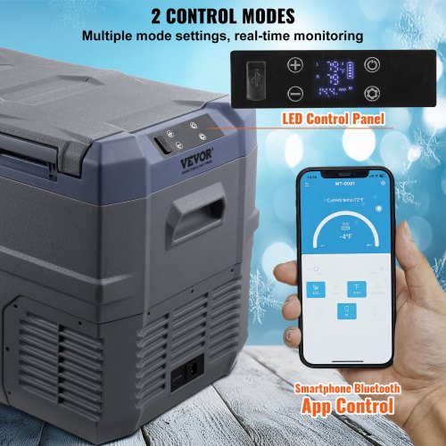 Car Refrigerator 12 Volt Car Refrigerator Fridge 32 L Dual Zone Portable