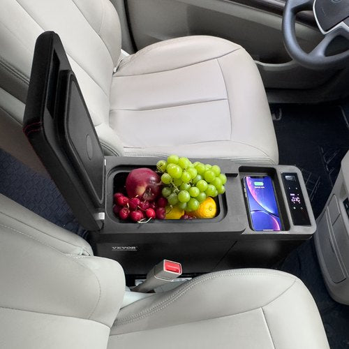 Car Refrigerator 12 Volt Car Armrest Refrigerator Fridge 8 L Single Zone