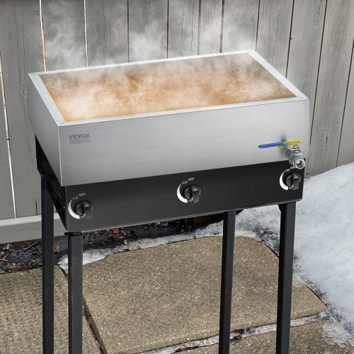 Maple Syrup Evaporator Pan 11.2 Gallon 162 Cups of 88oz Maple Syrup Flat
