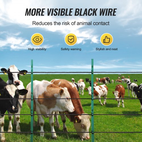 Electric Fence Wire 1000Ft 305M Portable Polywire 14 Diameter 2 Copper