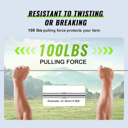 16 Gauge Aluminum Wire for Electric Fencing 1640Ft 500M Electric Fence