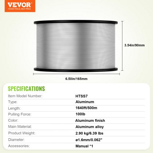 16 Gauge Aluminum Wire for Electric Fencing 1640Ft 500M Electric Fence