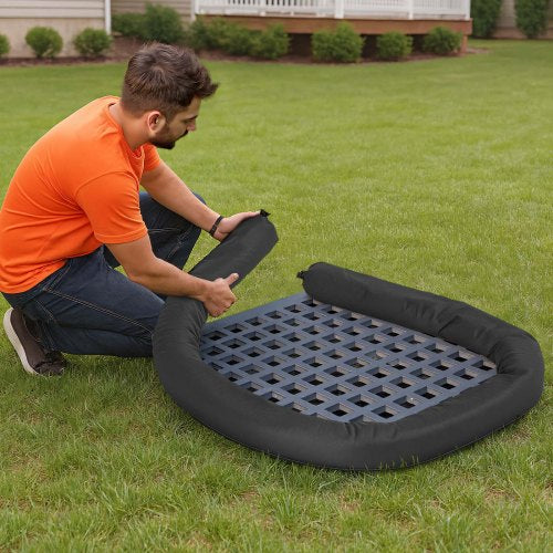 Sediment Filter Sock Dia 5 in x 10 ft L Coverage Erosion Control Socks