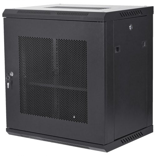 12U Wall Mount Server Cabinet 155 Depth Network Rack Enclosure