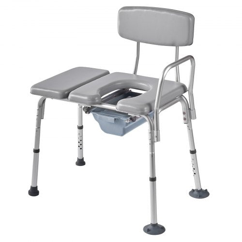 Bedside Commode Chair 500 lbs Weight Capacity 4in1 Portable Toilet and Raised