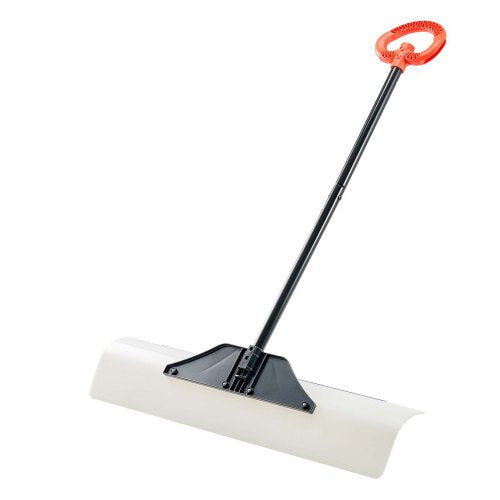 Snow Pusher Shovel 36 in Outdoor Snowplow Shovel with Ergonomic Grip HDPE