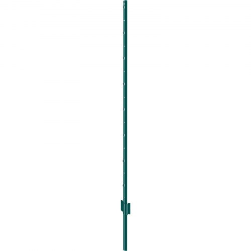 5 Feet Fence Post 10 Pack UChannel Heavy Duty Metal Fence Posts Sturdy
