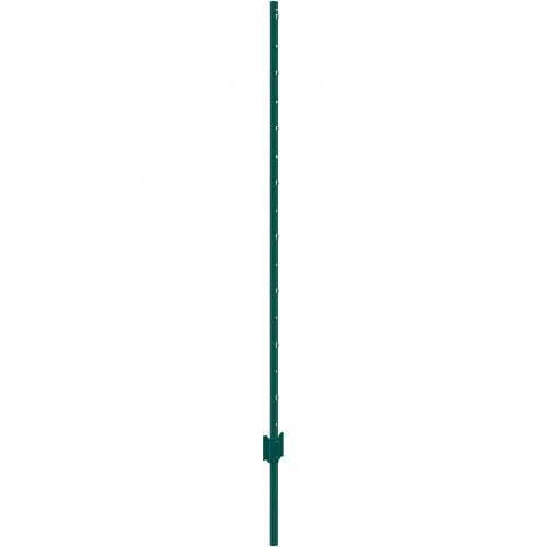 5 Feet Fence Post 10 Pack UChannel Heavy Duty Metal Fence Posts Sturdy