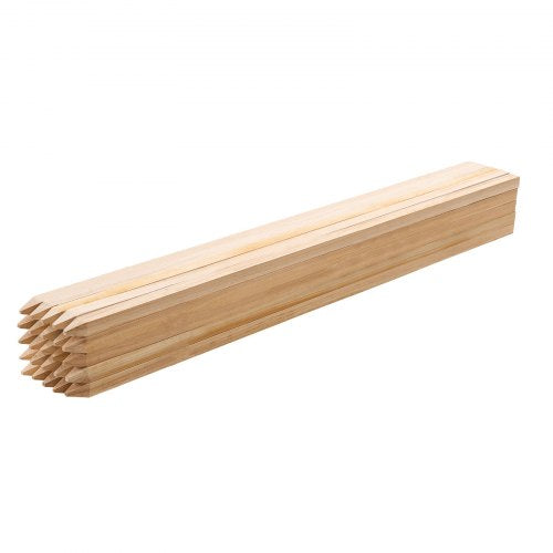 Wooden Garden Stakes 25 Pcs 36x075x075 in Survey Grading Stakes Garden