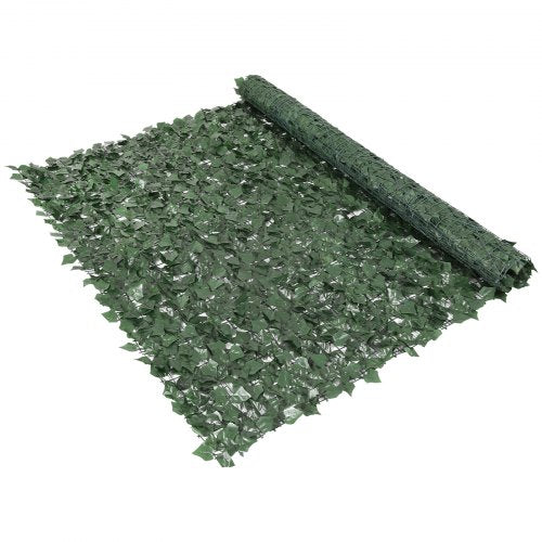 Ivy Privacy Fence 96 x 72 in Artificial Green Wall Screen Greenery Ivy