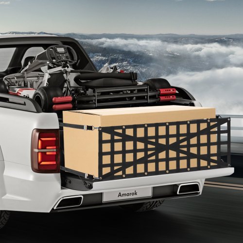Tailgate Net 54 in x 18 in Heavy Duty Cargo Net for Truck Bed with 4