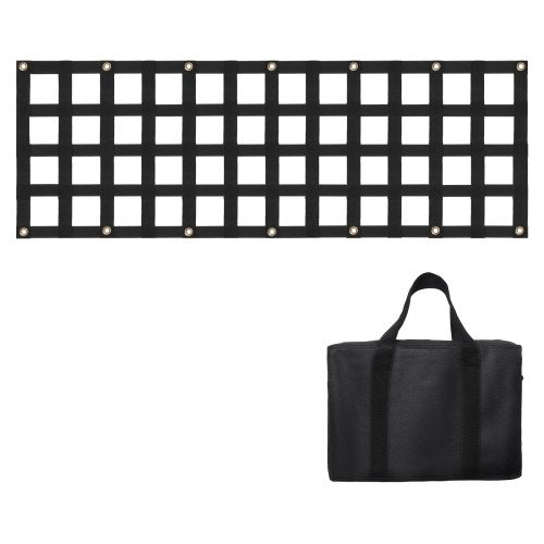 Tailgate Net 54 in x 18 in Heavy Duty Cargo Net for Truck Bed with 4