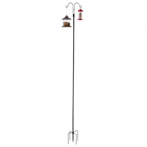 Double Shepherds Hooks for Outdoor 8 Pack 108 Inch Heavy Duty Bird Feeder