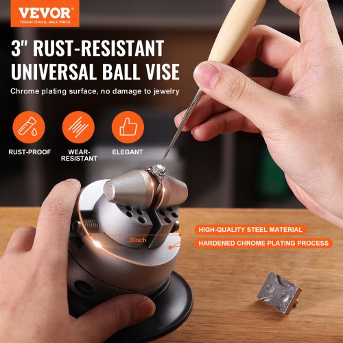 Ball Vise 3 Engraving Setting Tool 360° Rotation Engraving Block Vise 30
