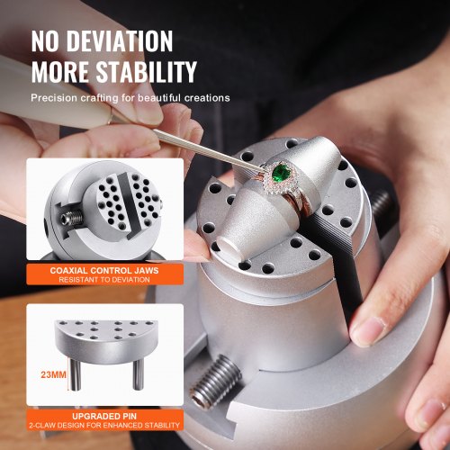 Ball Vise 5 Engraving Setting Tool 360° Rotation Engraving Block Vise 69
