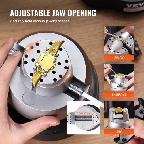 Ball Vise 5 Engraving Setting Tool 360° Rotation Engraving Block Vise 69