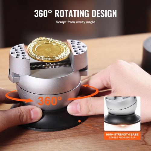 Ball Vise 3 Engraving Setting Tool 360° Rotation Engraving Block Vise 70