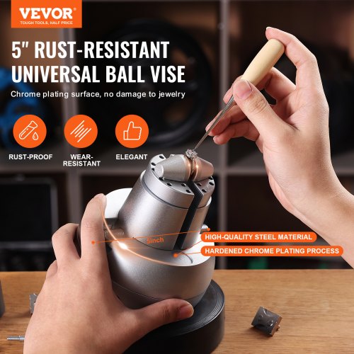 Ball Vise 5 Engraving Setting Tool 360° Rotation Engraving Block Vise 35