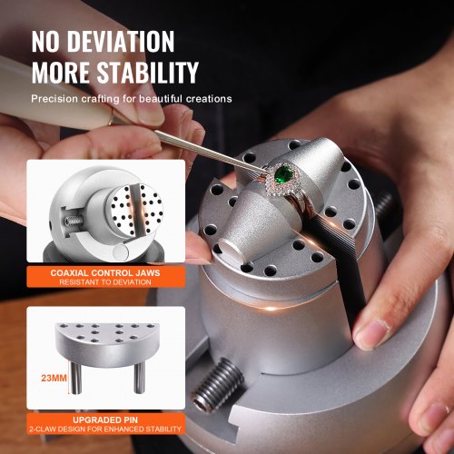Ball Vise 5 Engraving Setting Tool 360° Rotation Engraving Block Vise 35