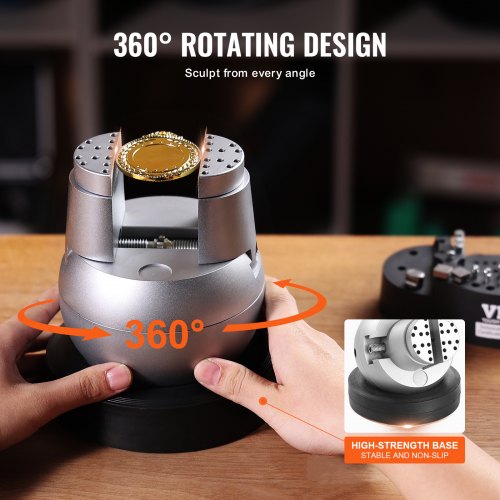 Ball Vise 5 Engraving Setting Tool 360° Rotation Engraving Block Vise 35